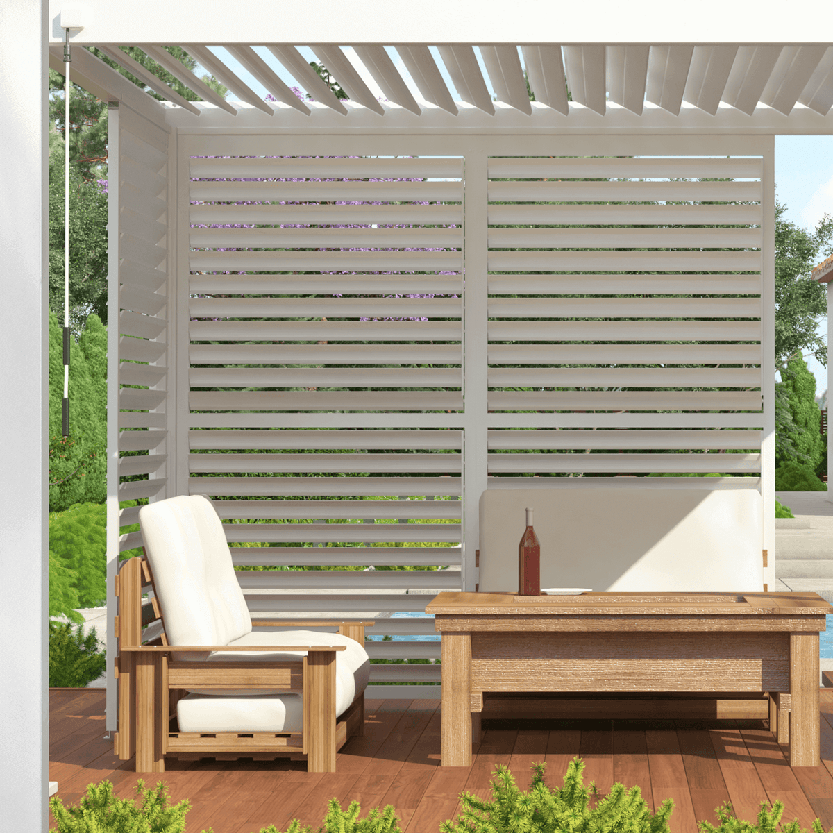 MIRADOR 111 ACCESSORY -10' Charcoal SHUTTER WALL - Aluminum Shutter ...