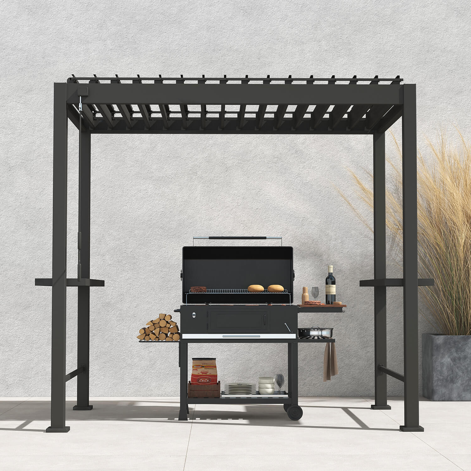 88 Grill Pergola at Mirador outdoor