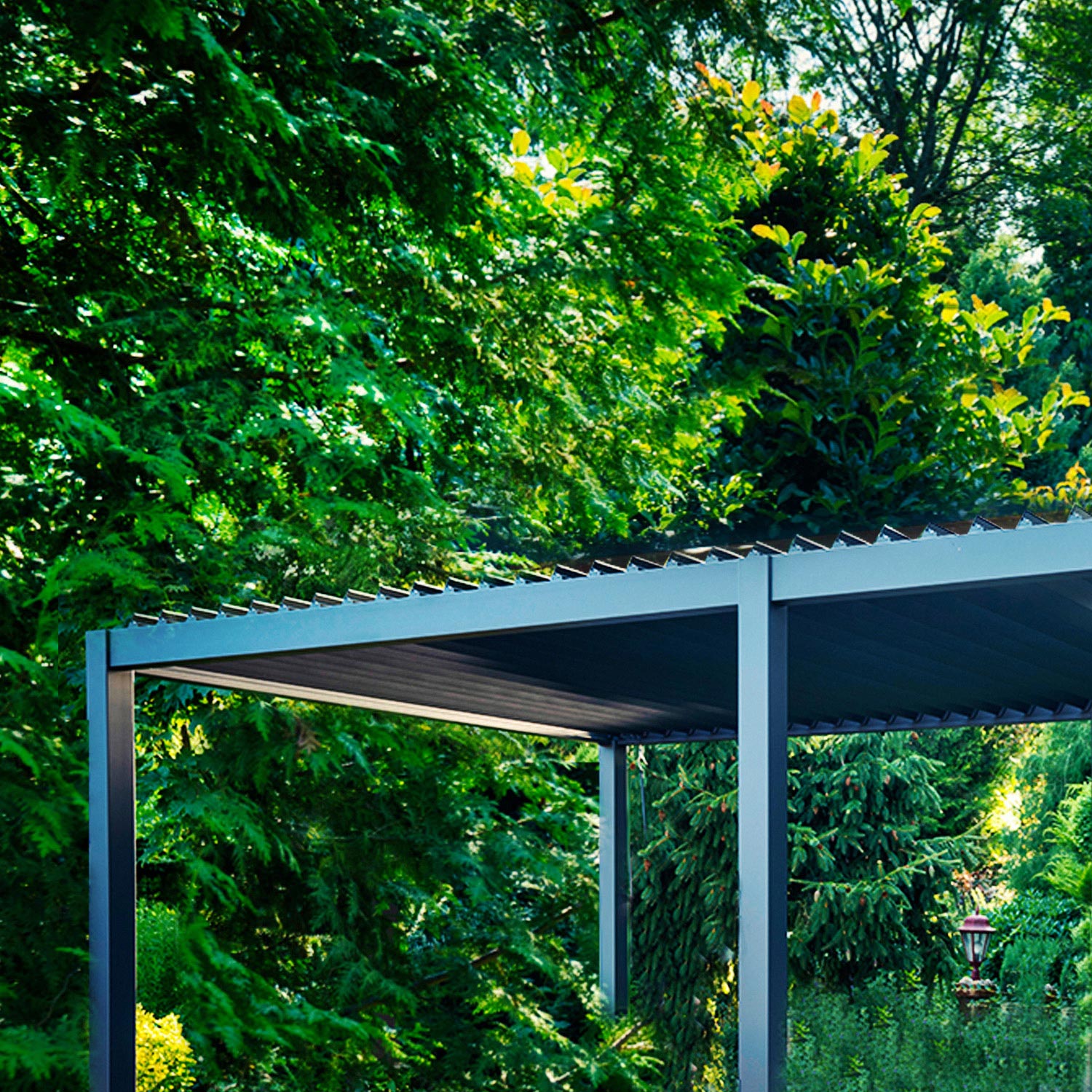 111DA 10'x20' CHARCOAL PERGOLA | Mirador Outdoor