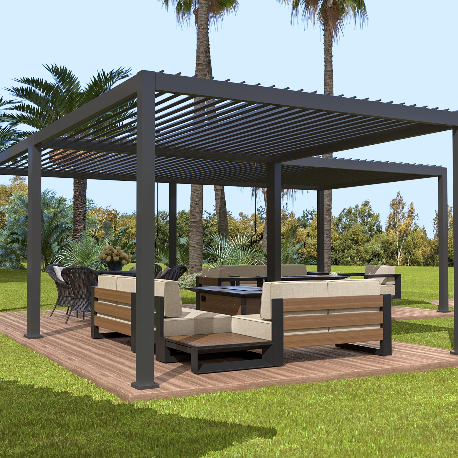 MIRADOR INFINITE 24'x24' (L) SHAPE PERGOLA